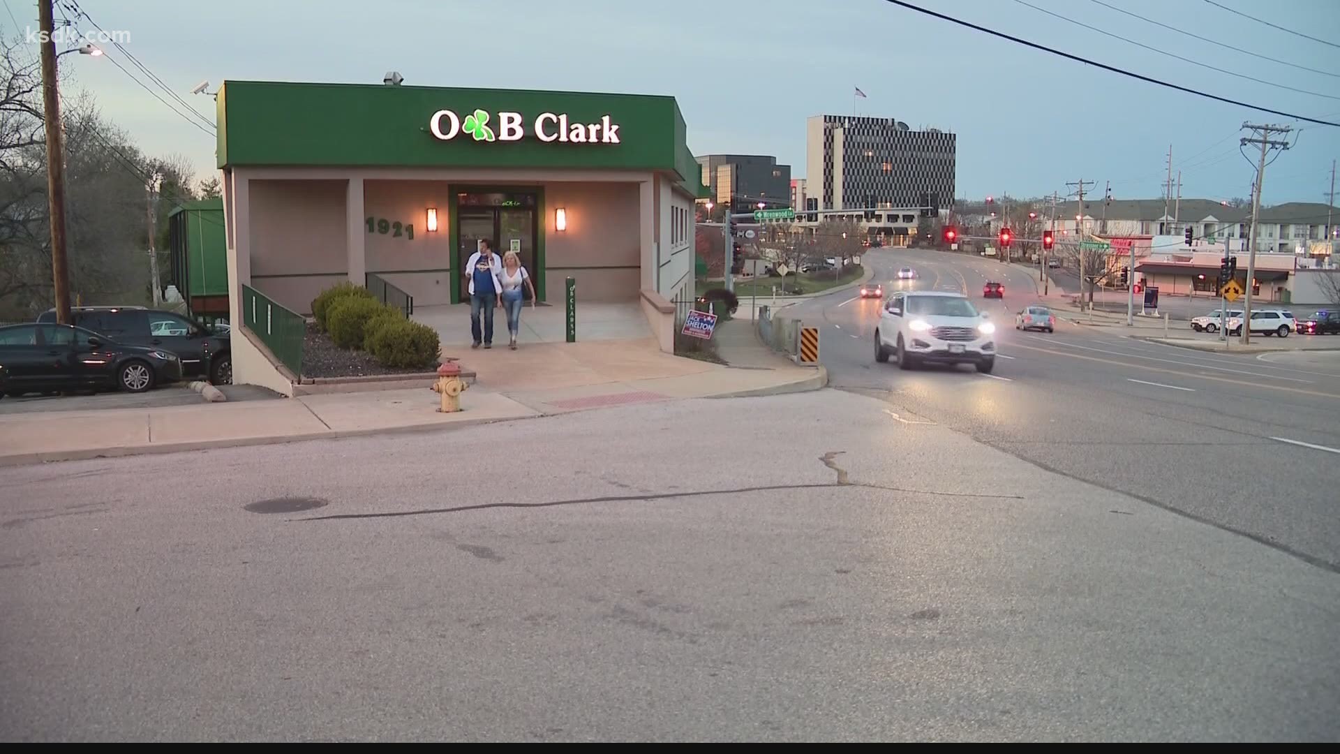 OB Clark's is one of the bars and restaurants asking that people still keep their masks on as they head to their tables.