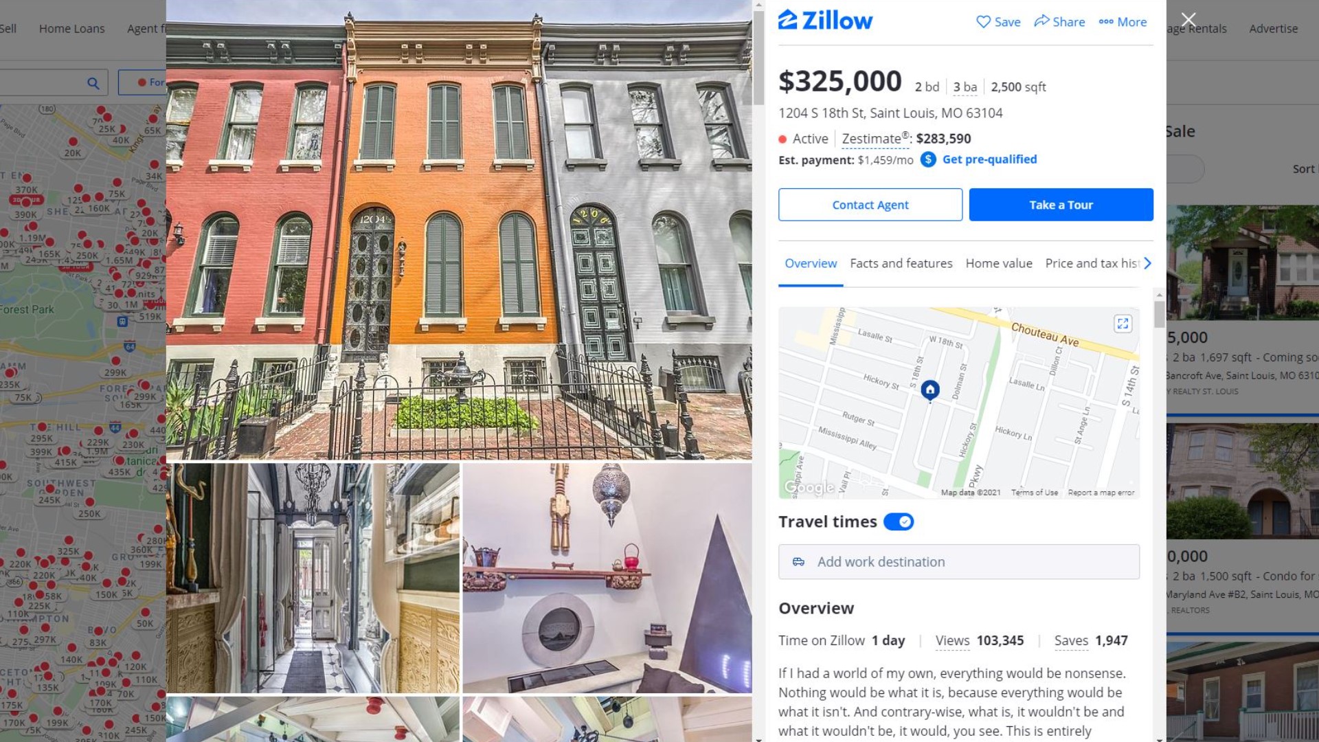 Zillow Gone Wild features crazy unique St. Louis house for sale