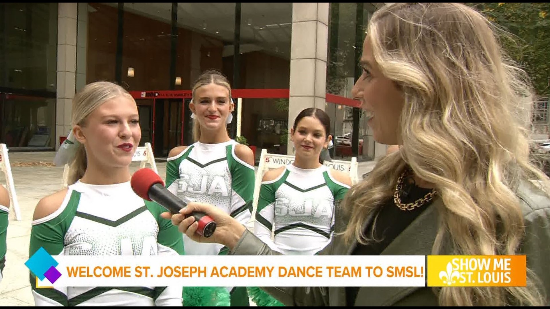 St. Joseph's Academy dance team joins us to show us their moves - they are winners of the Missouri state hip-hop dance competition!