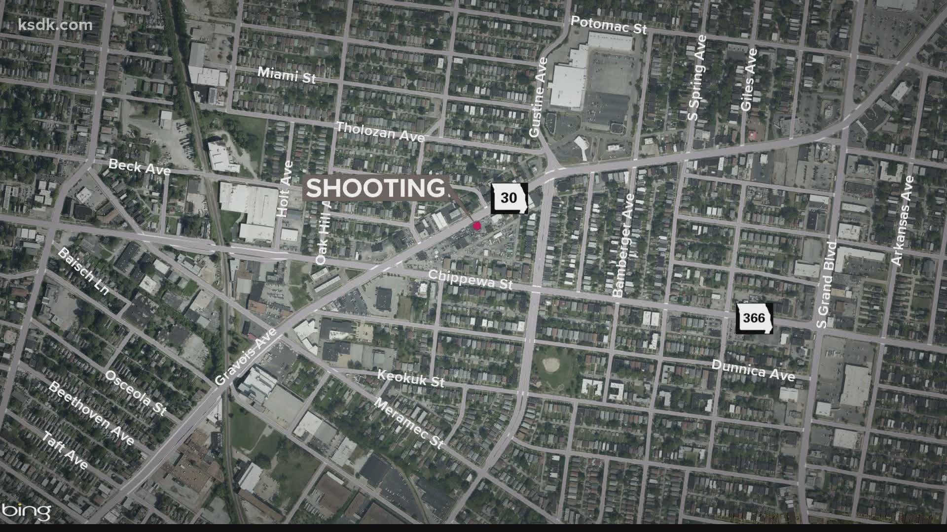 The shooting happened on Gravois Avenue early Saturday morning