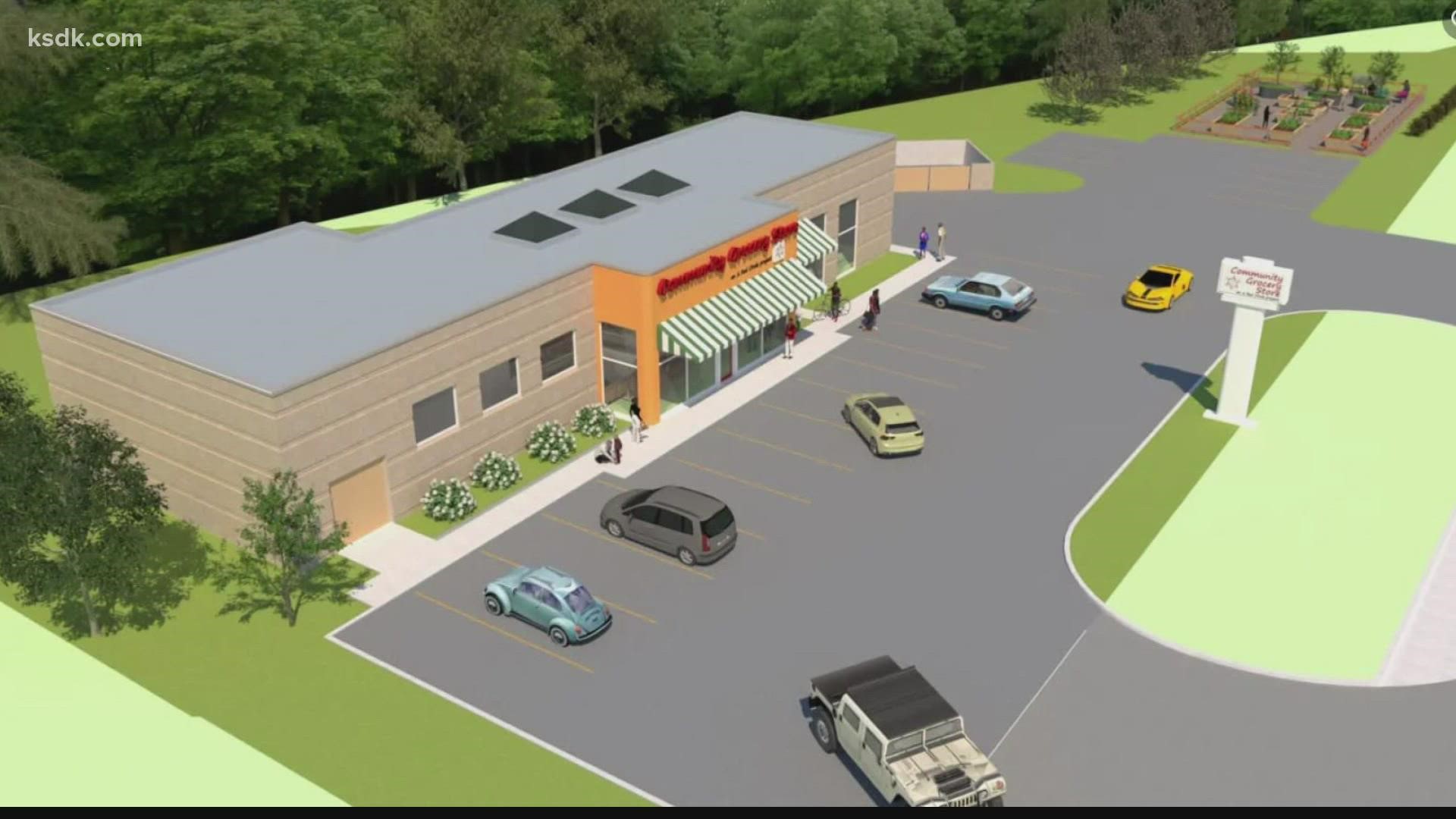 A Red Circle Nonprofit wants to offer healthier food options with a community-owned grocery store on New Halls Ferry Road.