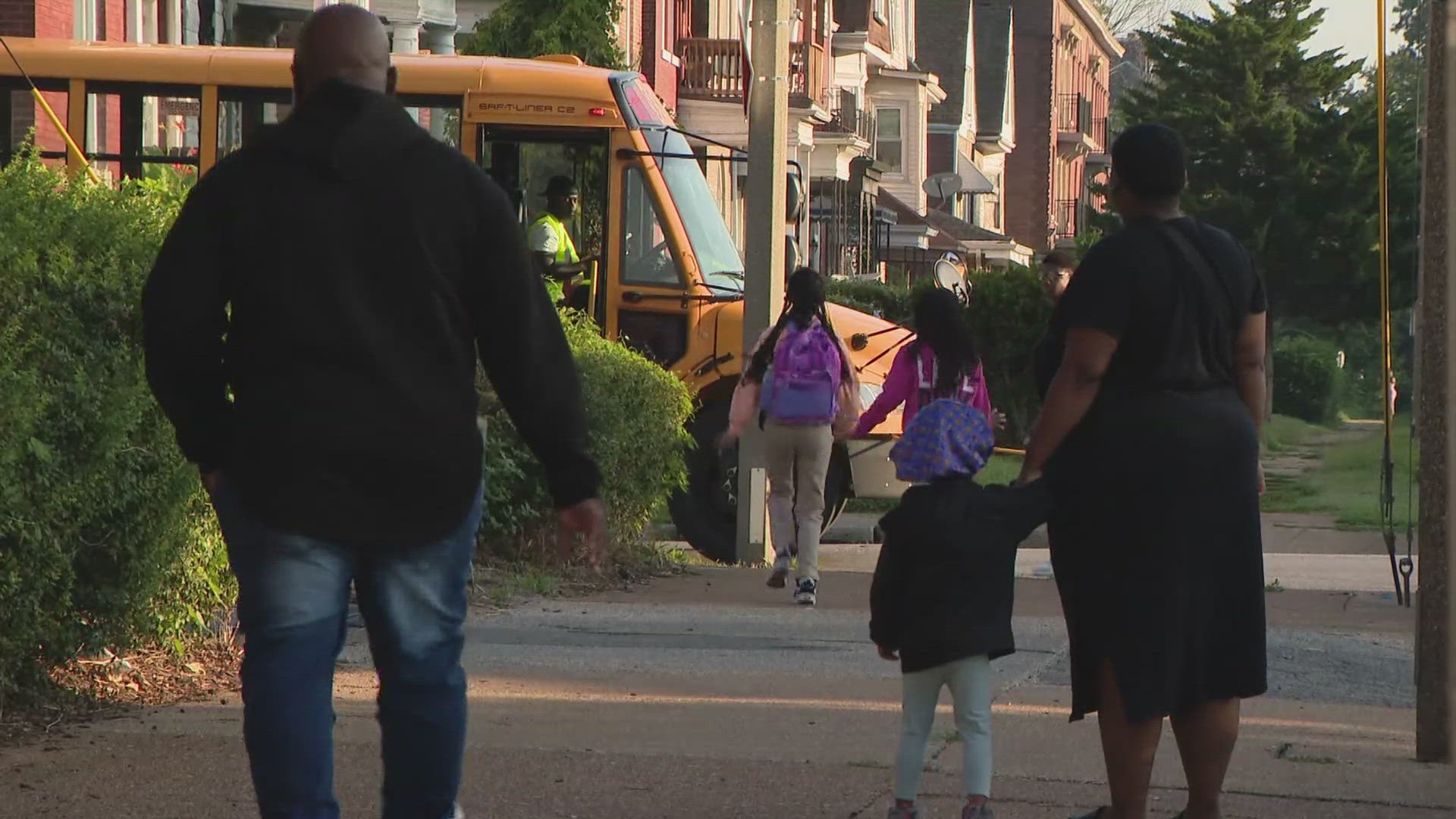 One mother said she had to transfer her son to a school within walking distance because of the ongoing transportation issues.