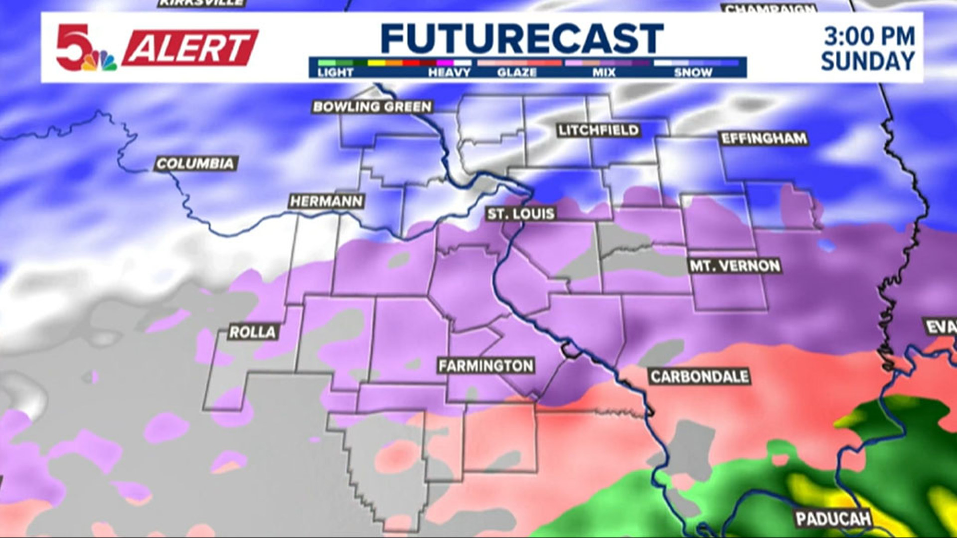 Heavy snow and icy mix to create hazardous road conditions in St. Louis ...