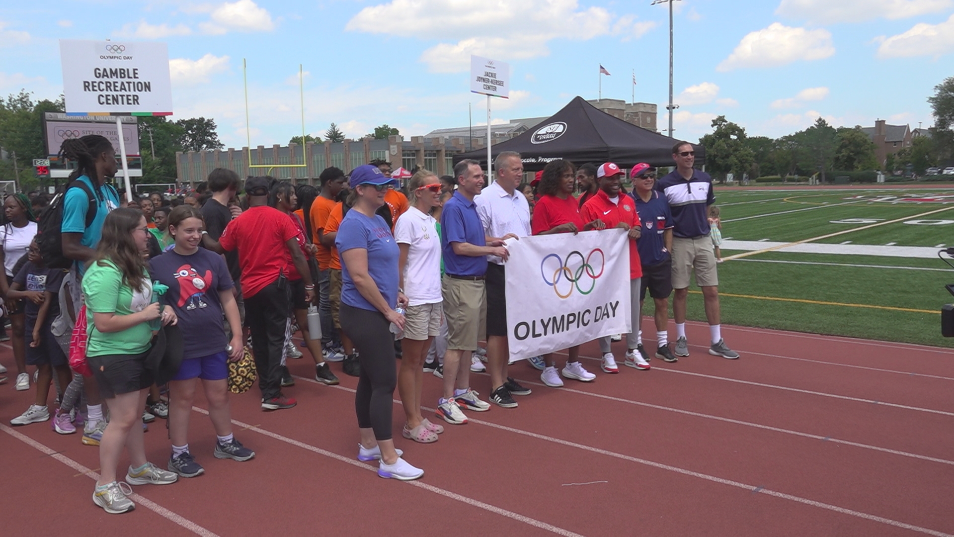 Olympic Day is an annual tradition at Washington University as it celebrates the history of the Olympics in St. Louis with the 1904 Summer Games.