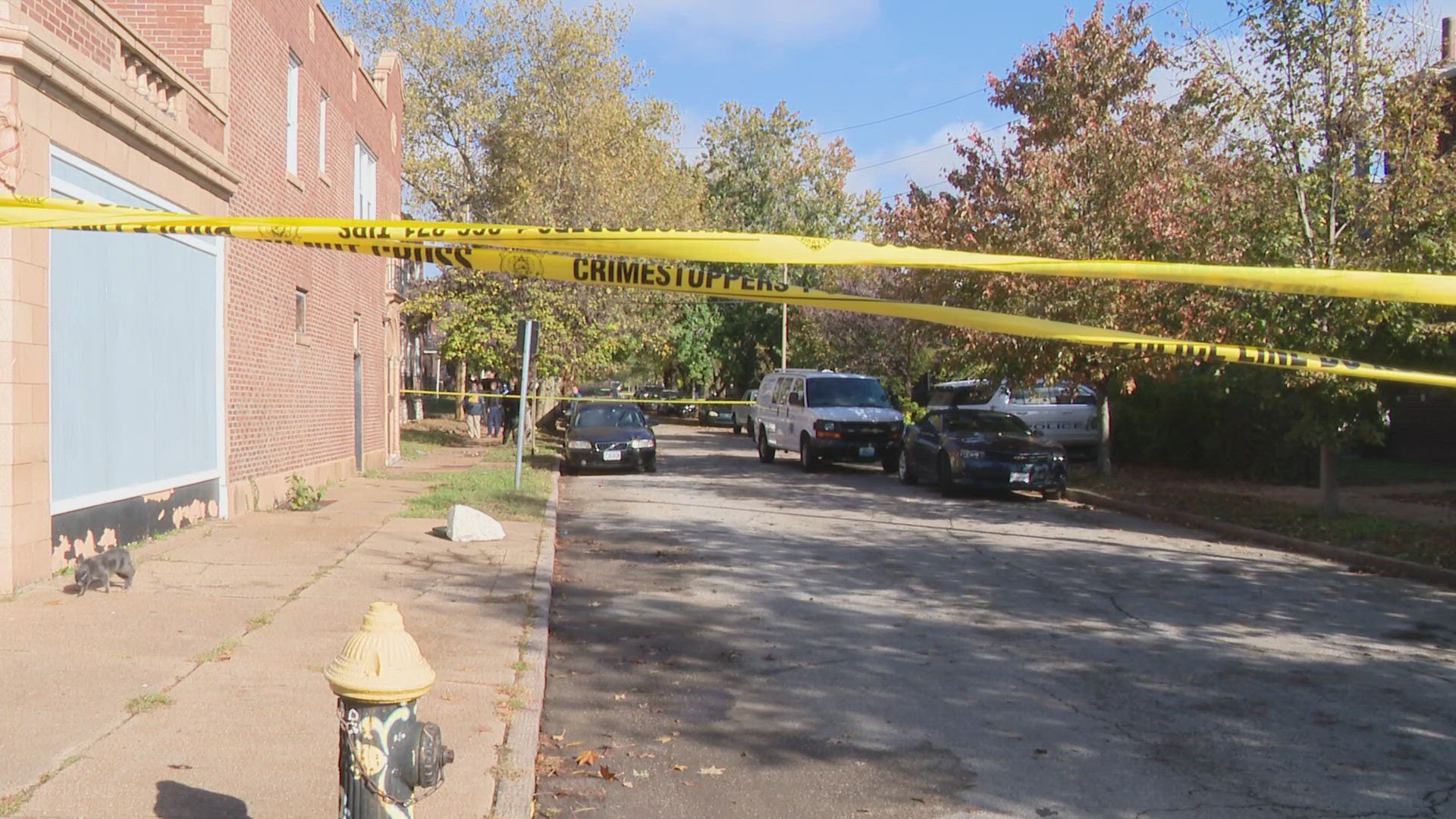 Two men were found dead Wednesday morning in south St. Louis. Police said homicide detectives assumed the ongoing investigation.