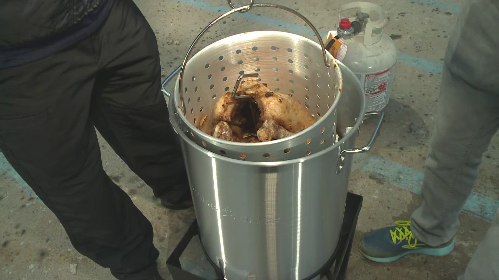 A lot can go wrong with a turkey fryer. The most common mistake is putting your bird in the hot oil before letting it defrost all the way.