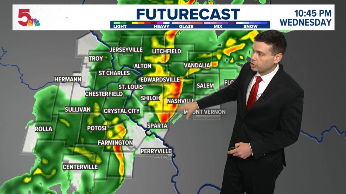 LIVE RADAR | Storms hit St. Louis late Wednesday