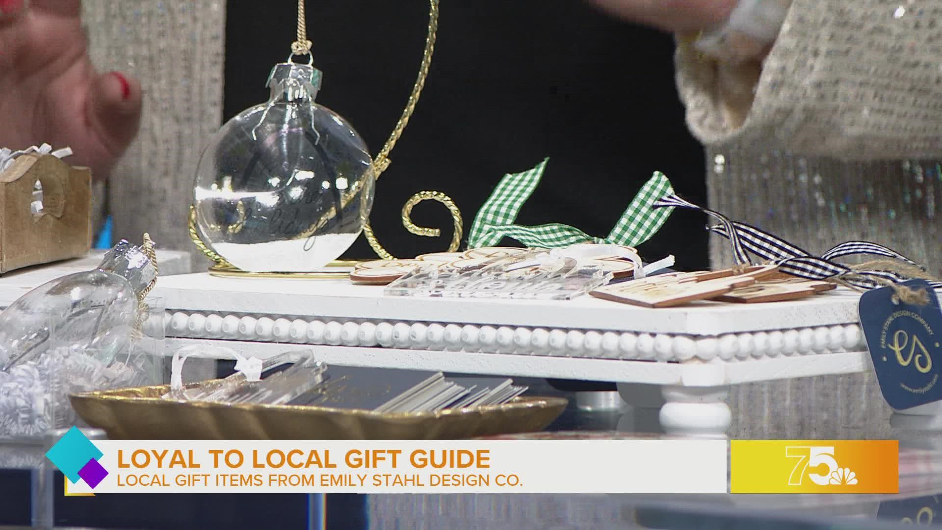 Emily Stahl joined Mary in studio to share her holiday products. Most recently, Stahl added ornaments, hats, tote bags and magnets for the holiday season.