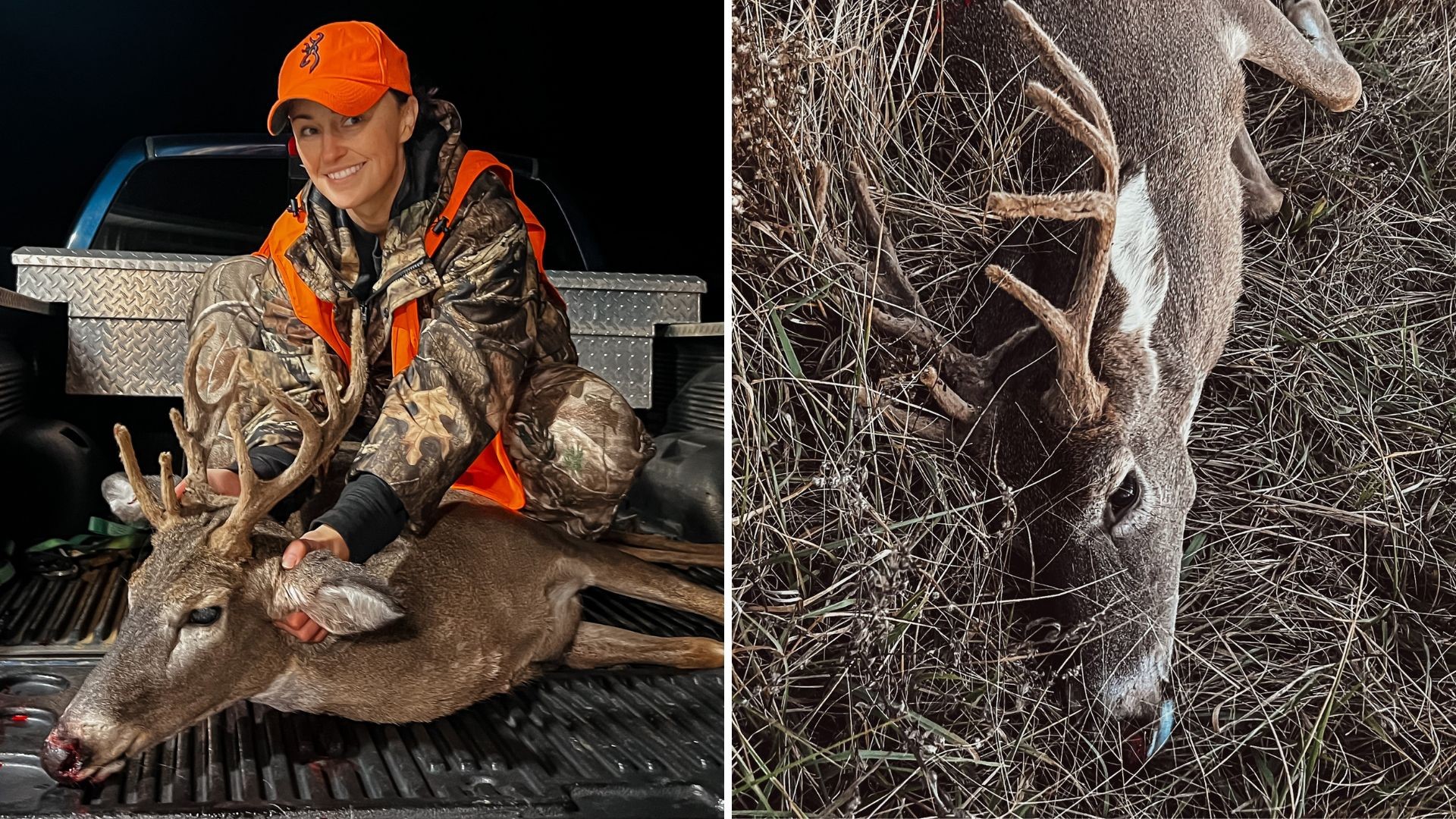 Rare antlered doe hunted in Crawford County, Missouri