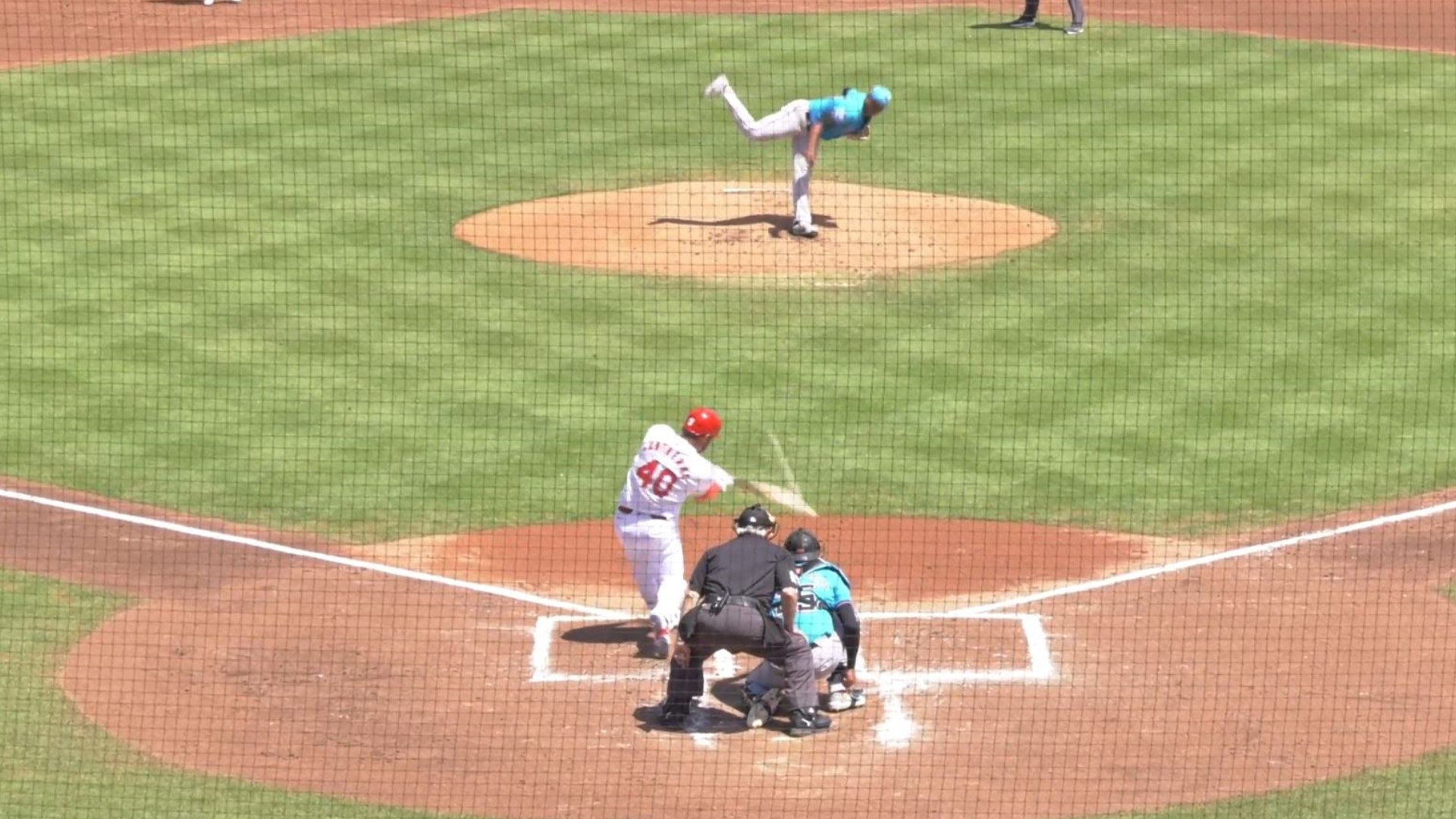 The Miami Marlins faced the St. Louis Cardinals in a spring training game on March 19, 2024. The Cardinals beat the Marlins 11-10.