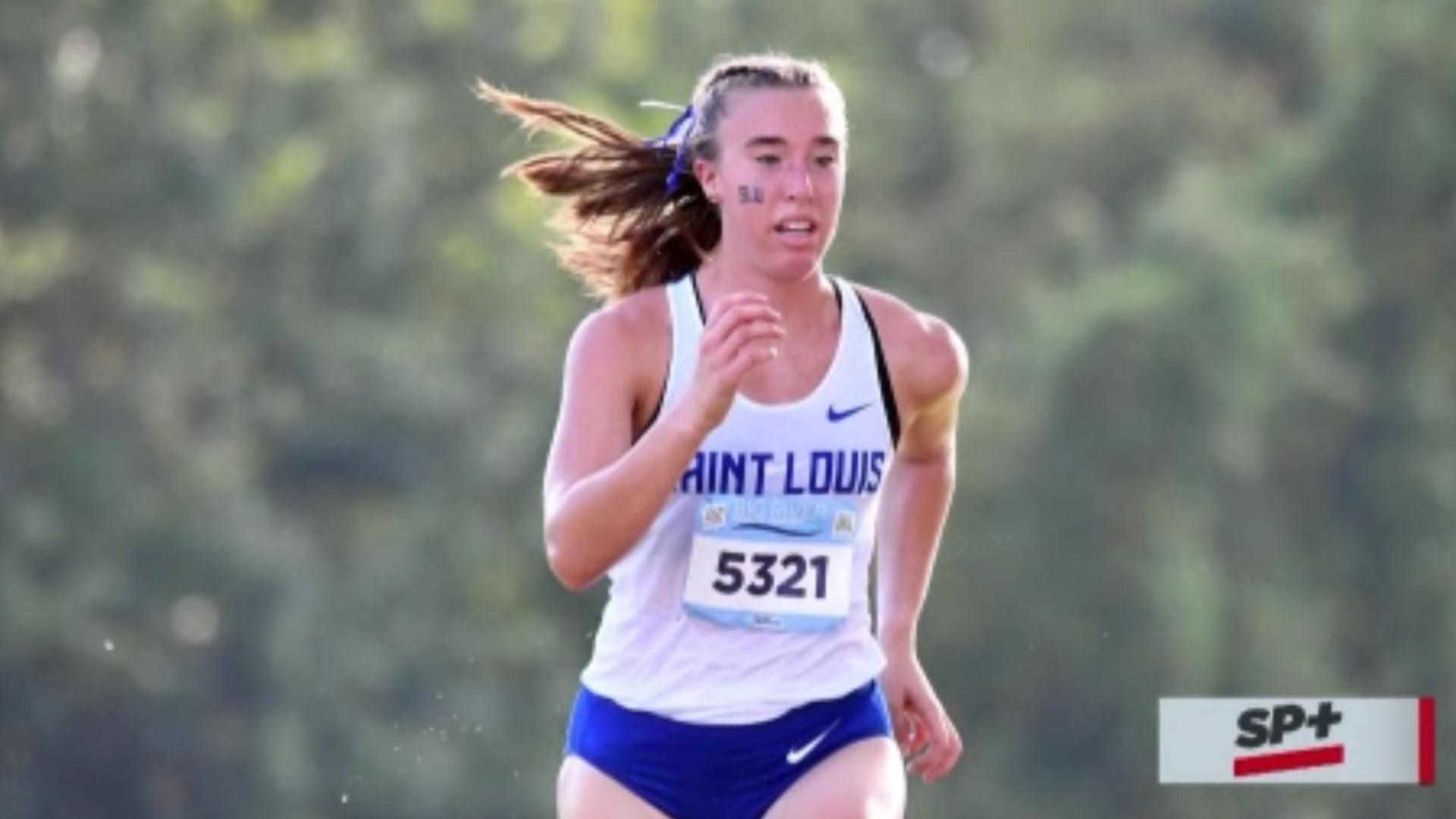 Saint Louis University's Jordan Kantola is running with a cause. She is trying to change a popular concept in the medical field.