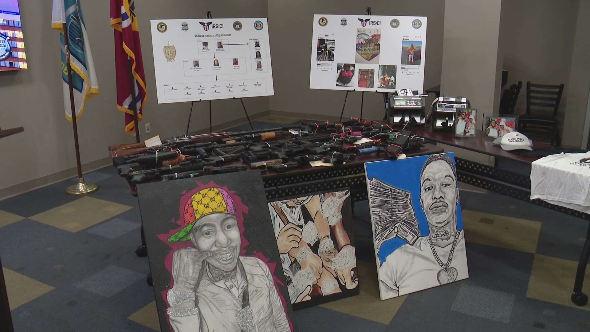 More than a dozen gang members are behind bars but police say their work isn't done yet. Local and federal investigators teamed up for this bust.