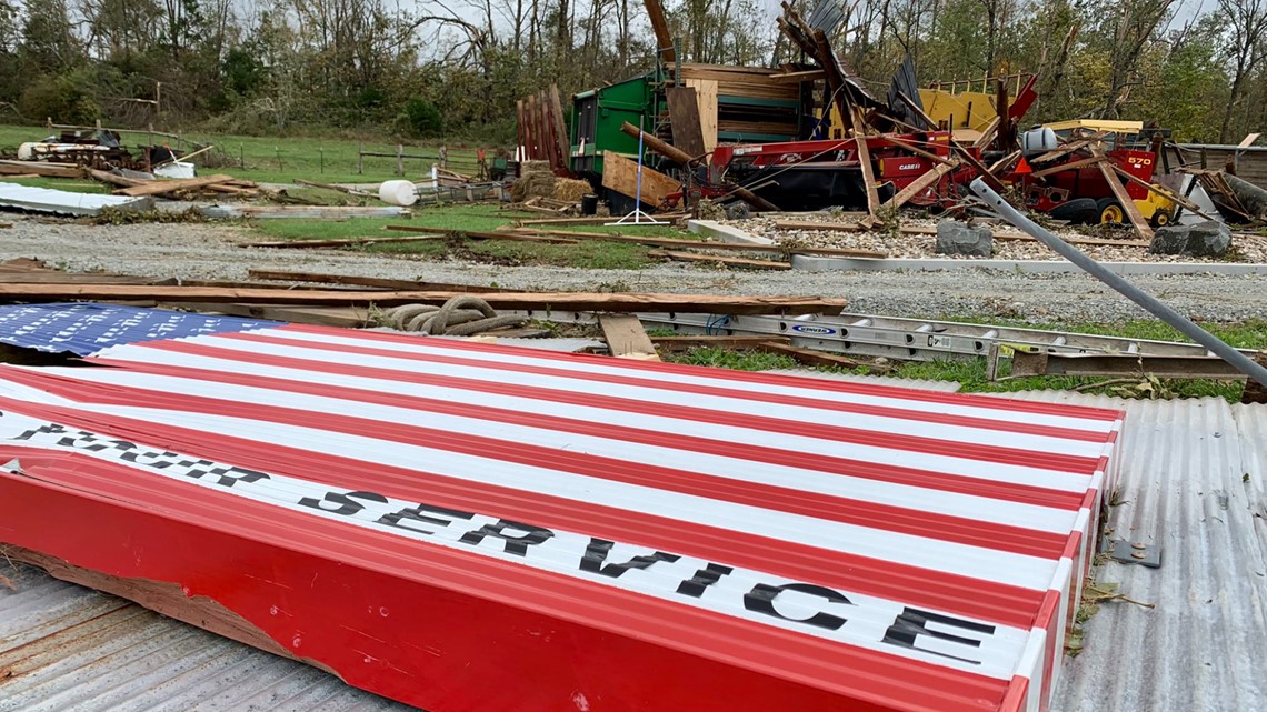 Family farm hit hard by a tornado Sunday night near Farmington - Vimarsana News