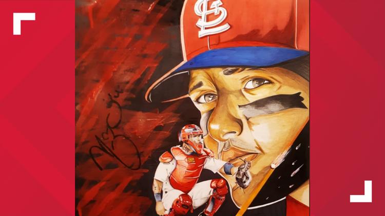 Cardinals fan shows off his love of baseball through art