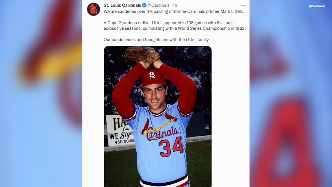 St. Louis Cardinals on X: We are saddened over the passing of former  Cardinals pitcher Mark Littell. A Cape Girardeau native, Littell appeared  in 193 games with St. Louis across five seasons