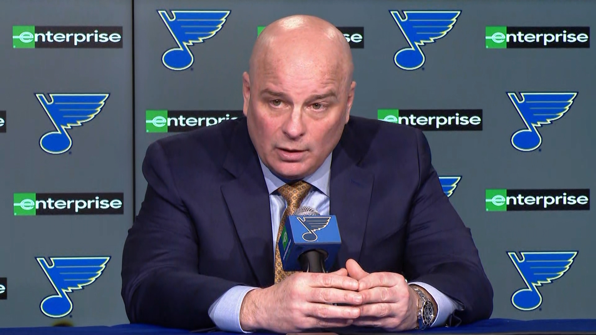 Postgame interview: St. Louis Blues head coach Jim Montgomery (April 15,  2025) | ksdk.com