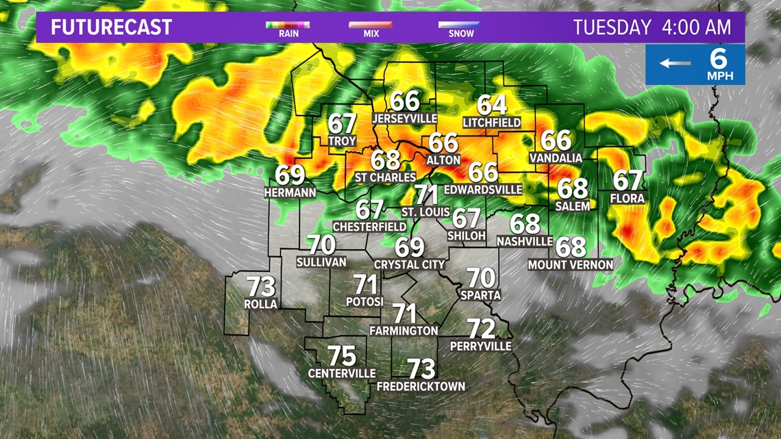 St. Louis Area Weather on KSDK in St. Louis