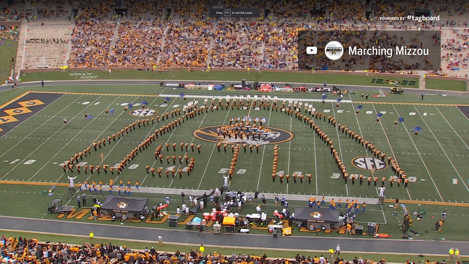 Photos Mizzou halftime tribute to Stanley Cup Champion St. Louis Blues