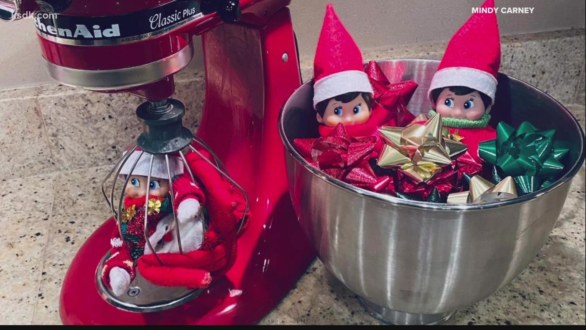 Three little elves have been very busy at one St. Louis area home.