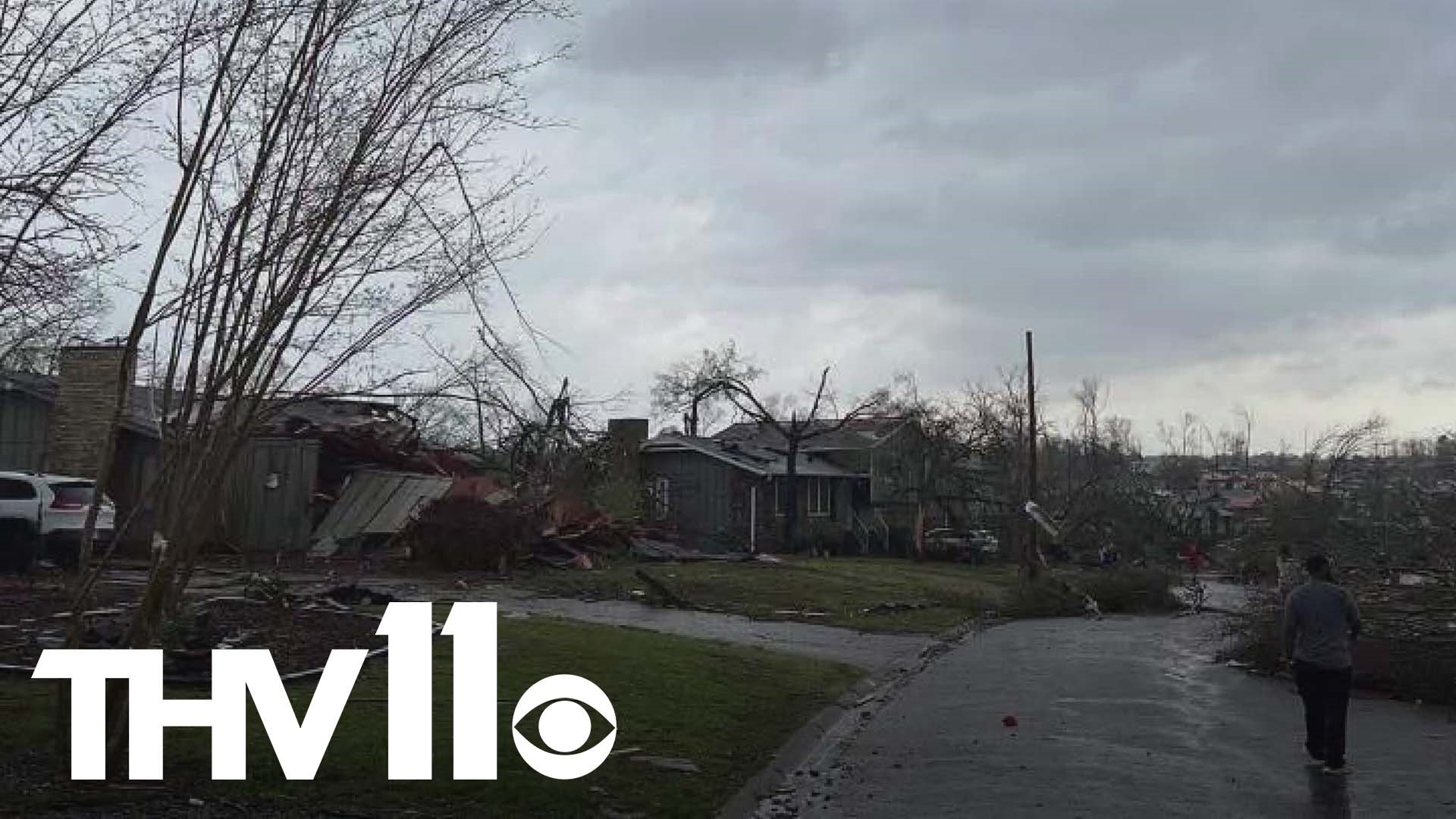 More photos and videos are coming out of the damage left behind by the tornados that impacted Little Rock.