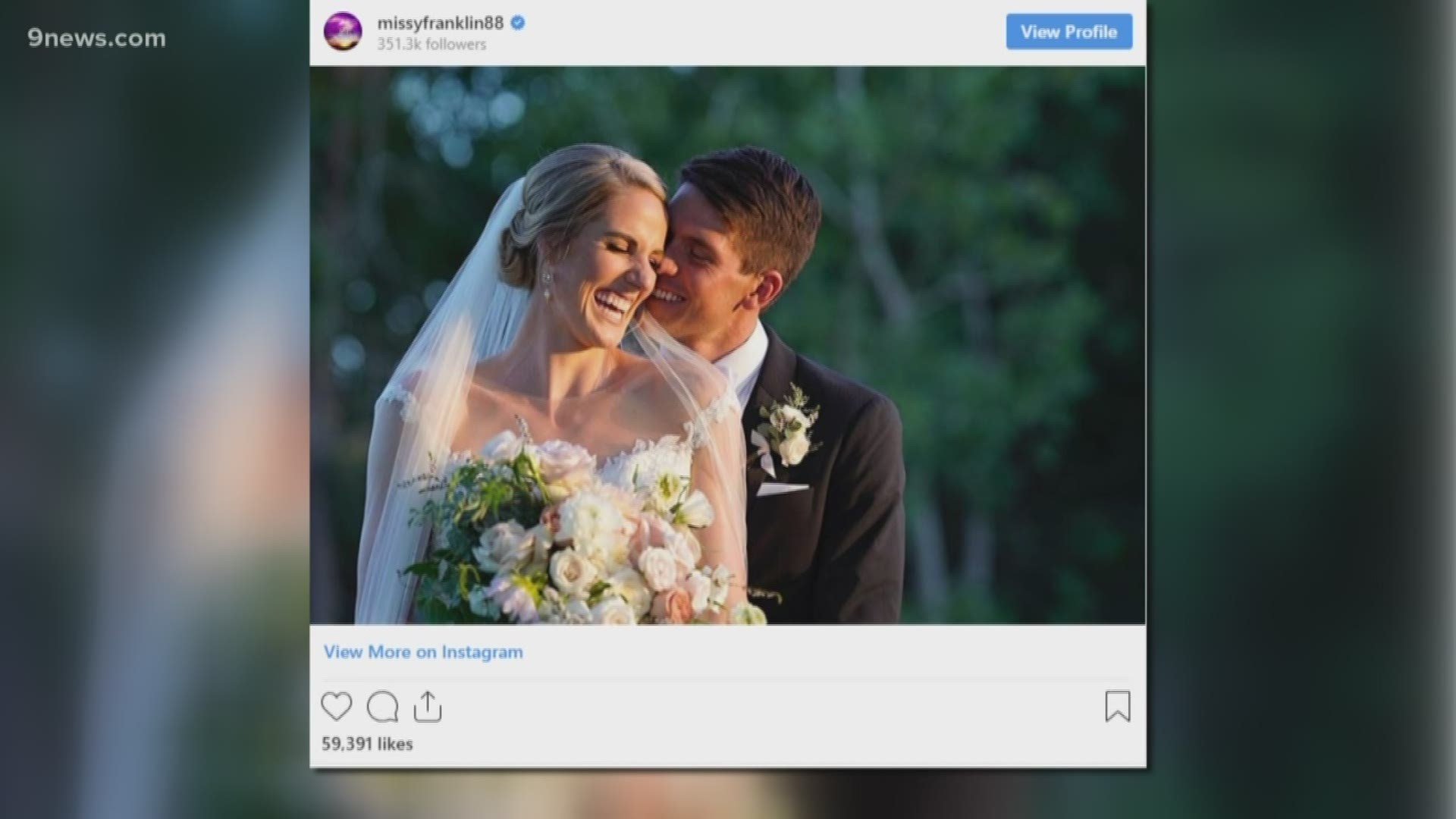 Olympic gold medalist Missy Franklin marries fellow