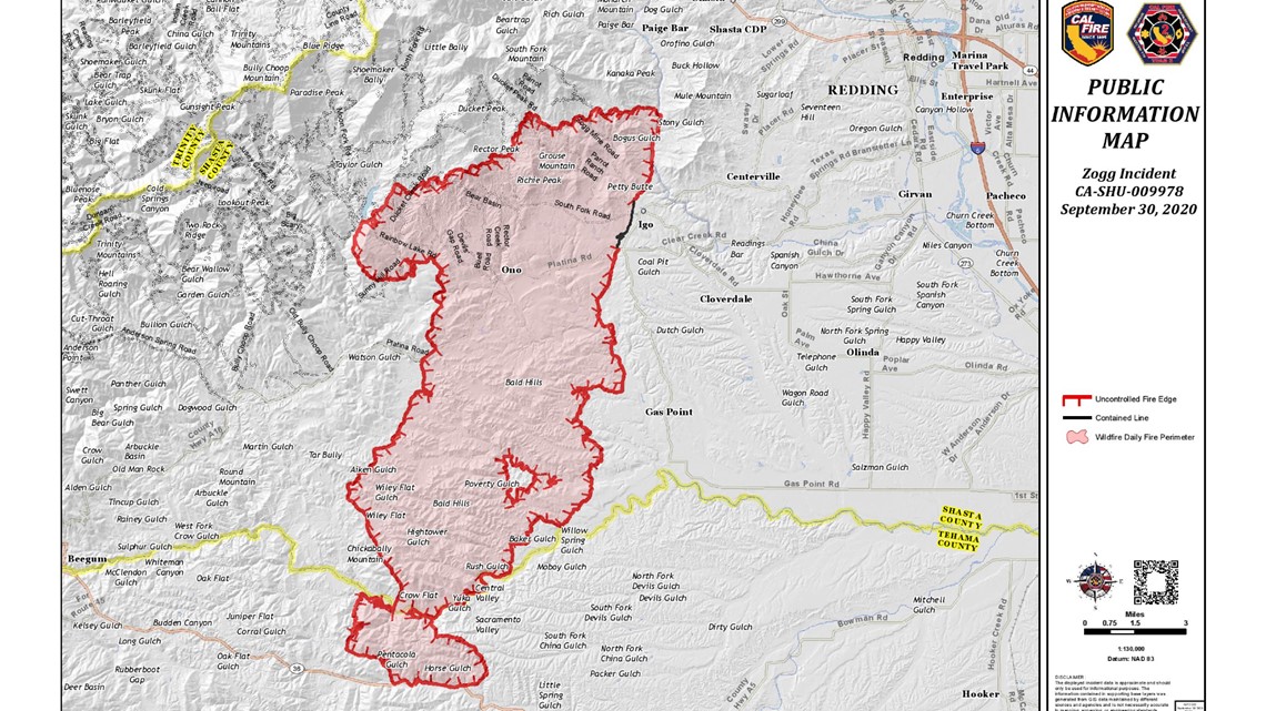 Zogg Fire in Shasta County: maps, evacuations, road closures  ksdk.com