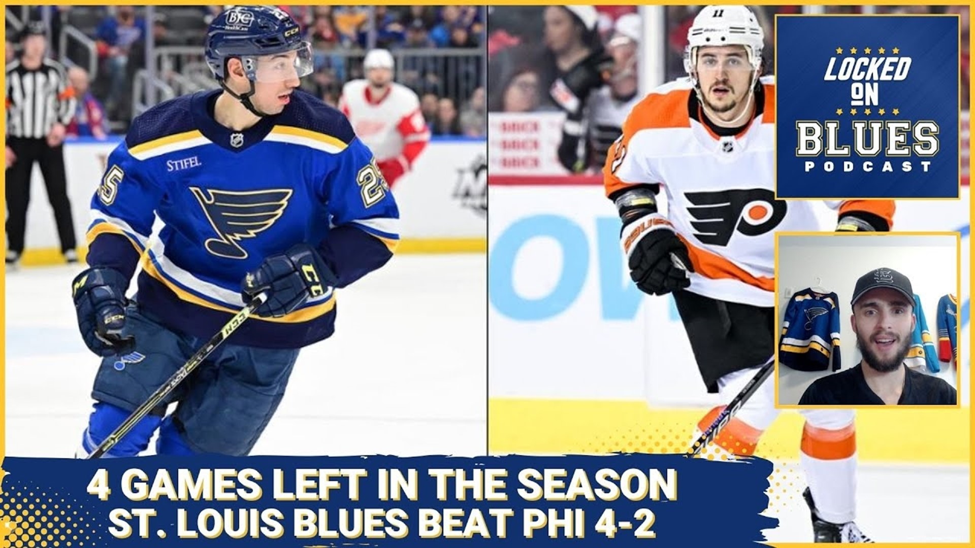 4 Games Left... How Will the St. Louis Blues Finish?