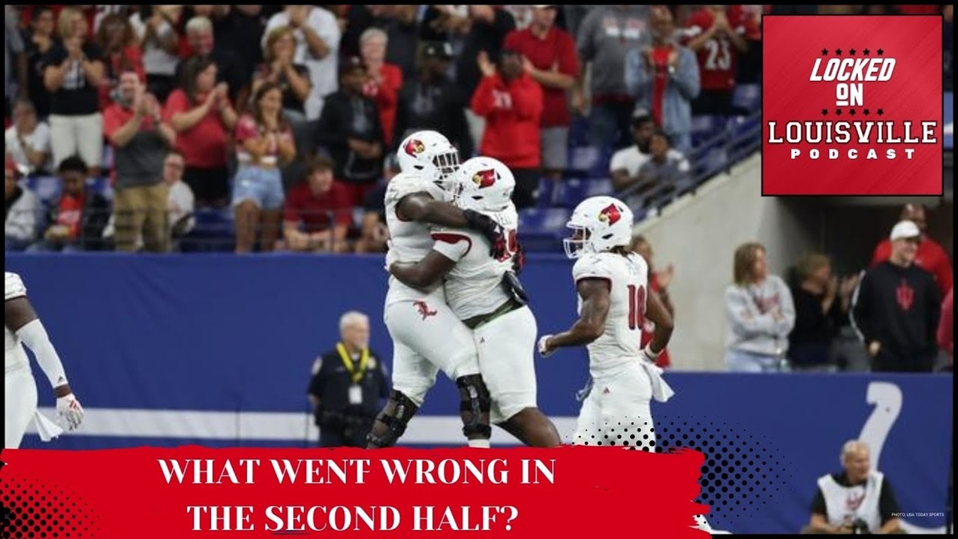 What went wrong for the Louisville Cardinals in the second half against the Indiana Hoosiers?