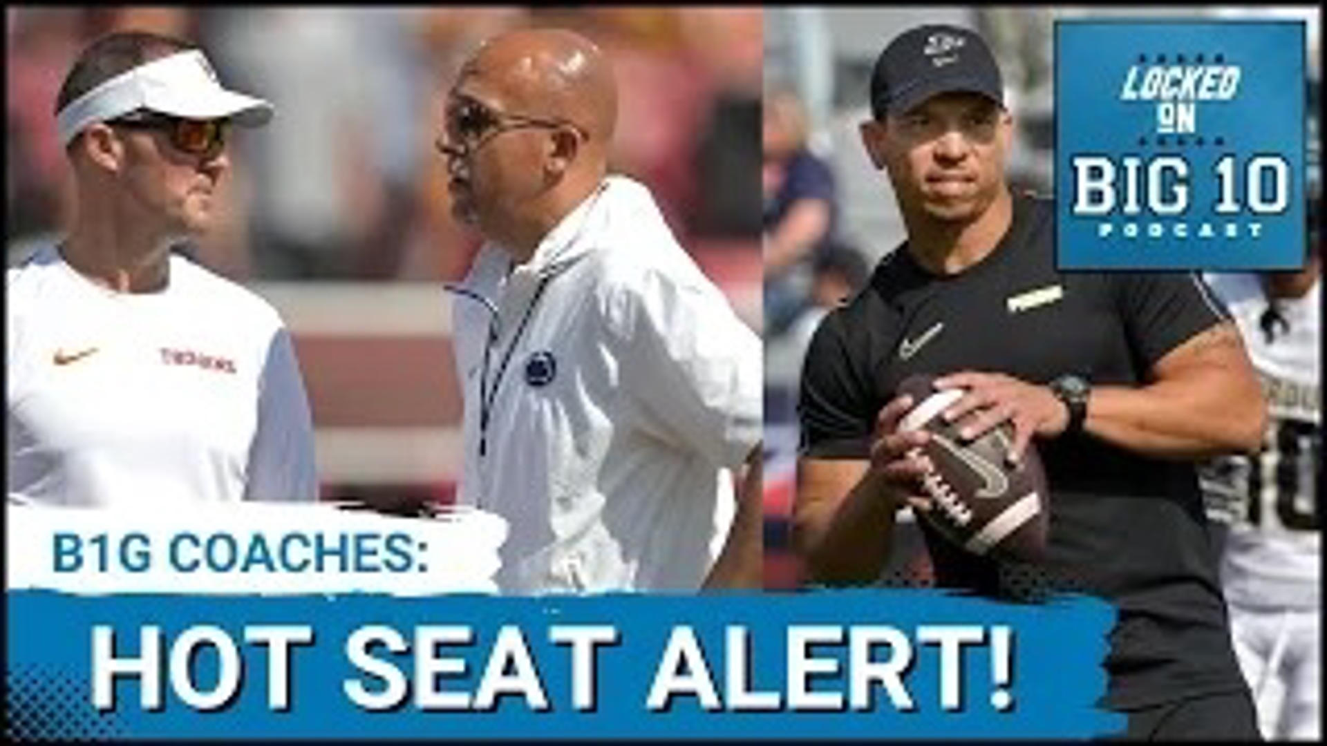 USC Trojans coach Lincoln Riley, Penn State Nittany Lions coach James Franklin and Purdue Boilermaker coach Ryan Walters are facing the wrath of their loyal fans.