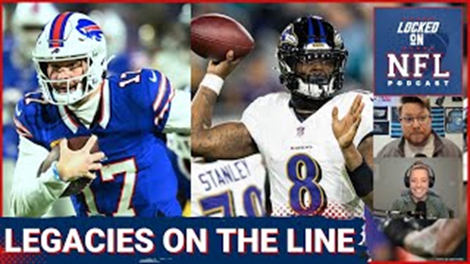 The NFL Divisional Round is HERE!! Outside of the obvious, there is so much on the line for certain quarterbacks - Namely, Lamar Jackson and Josh Allen.