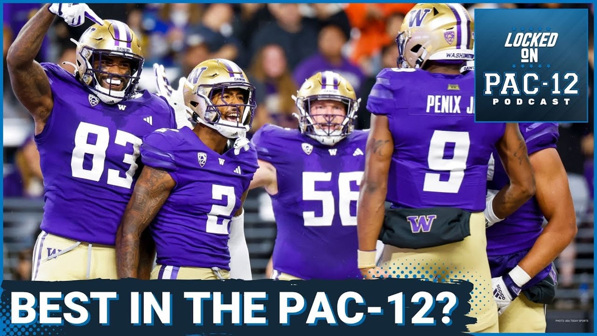 The Pac-12 has 4 teams in the AP Top 10 (all in order) with USC, Washington, Oregon, and Utah making up the 7-10 slots. Washington State is #16.