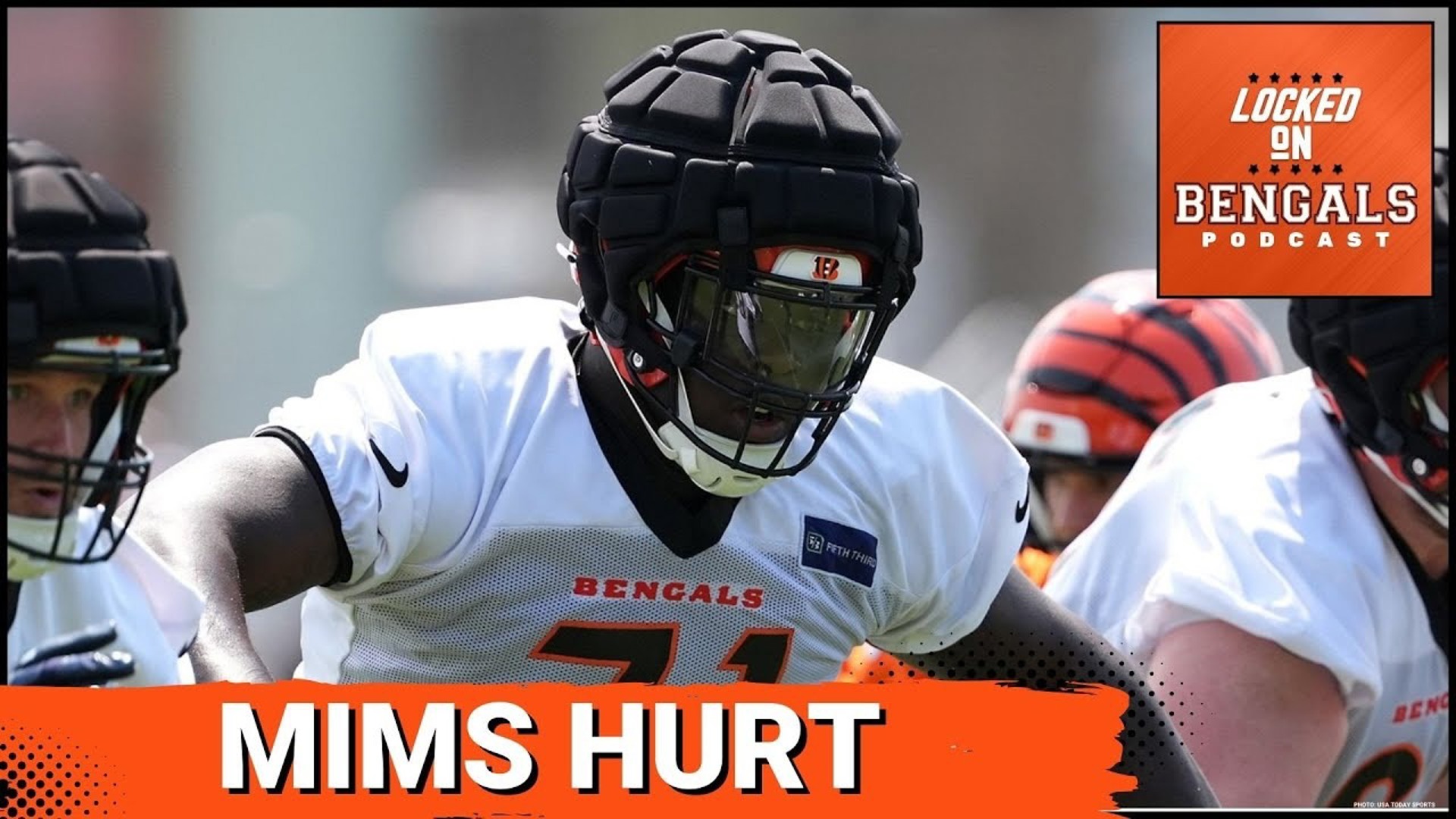 Cincinnati Bengals first round pick Amarius Mims suffered a pectoral strain and will miss "several weeks."