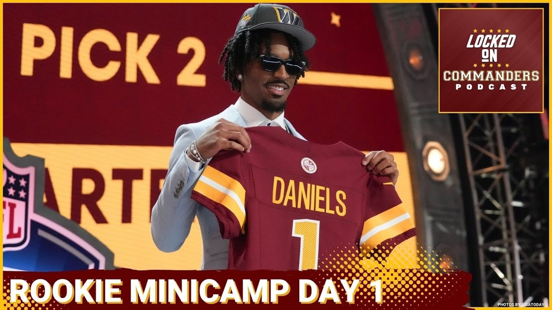 On Thursday Jayden Daniels got his jersey number from Tress Way, and on Friday he made his Washington Commanders debut at Rookie Minicamp.
