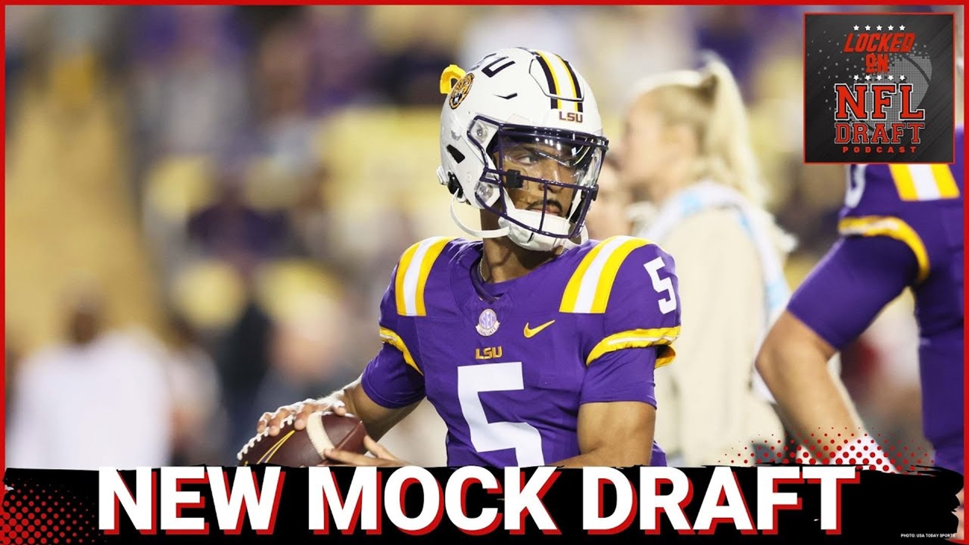 In Keith's latest Mock Draft, Jayden Daniels goes from QB3 to QB4 but he replaced Daniels Jones as the New York Giants QB of the future.