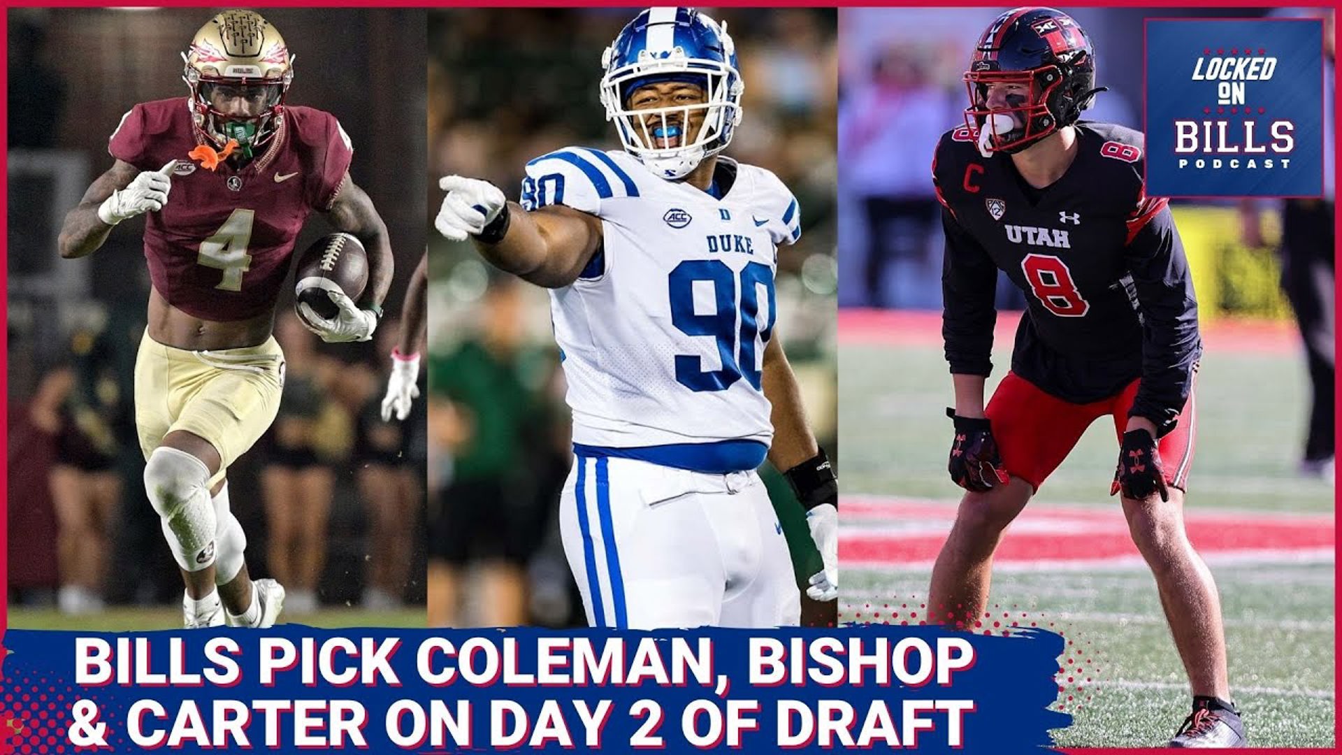 Buffalo Bills pick Keon Coleman, Cole Bishop & Dewayne Carter on Day 2 ...