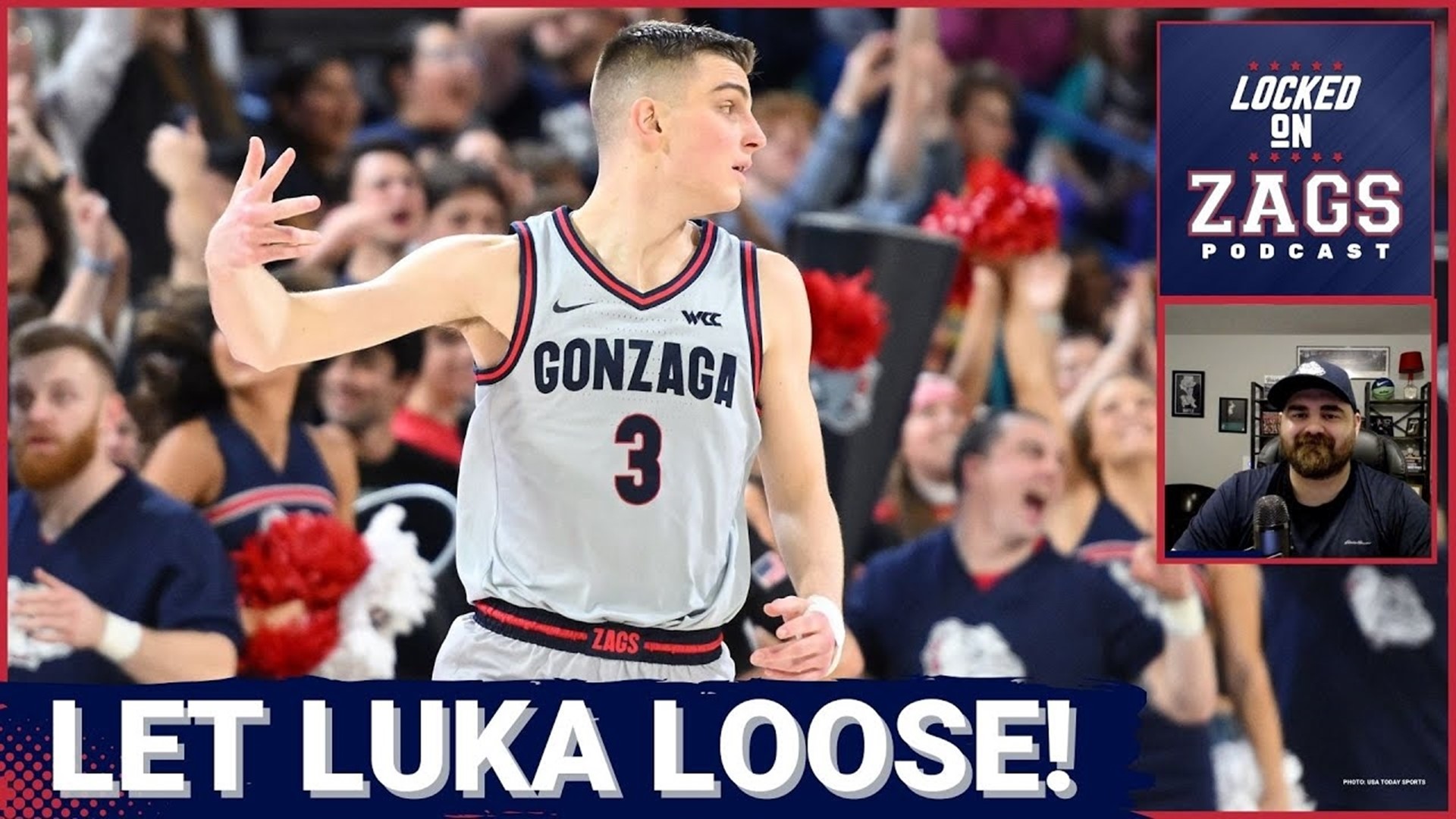 Gonzaga Bulldogs guard Luka Krajnovic appeared in 16 games as a freshman, missing about six weeks with a hand injury.