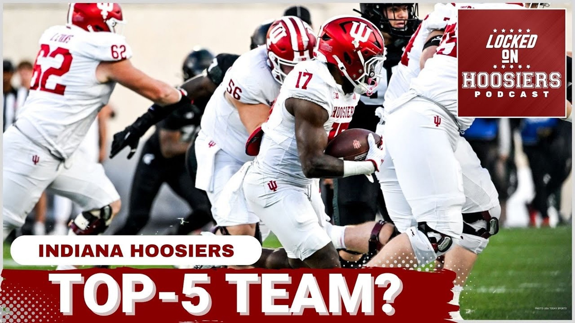 Can the Indiana Hoosiers football team maintain their undefeated streak against Michigan?