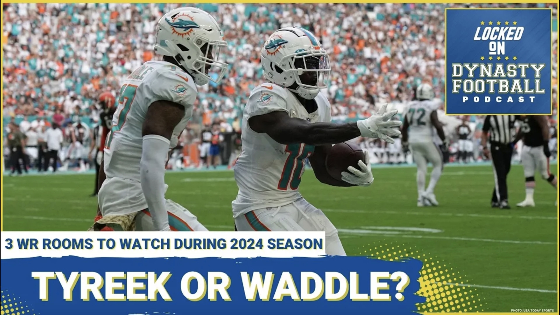 Tyreek Hill and Jaylen Waddle have been fantastic for the Miami Dolphins and are being drafted near each other in start-up dynasty leagues.