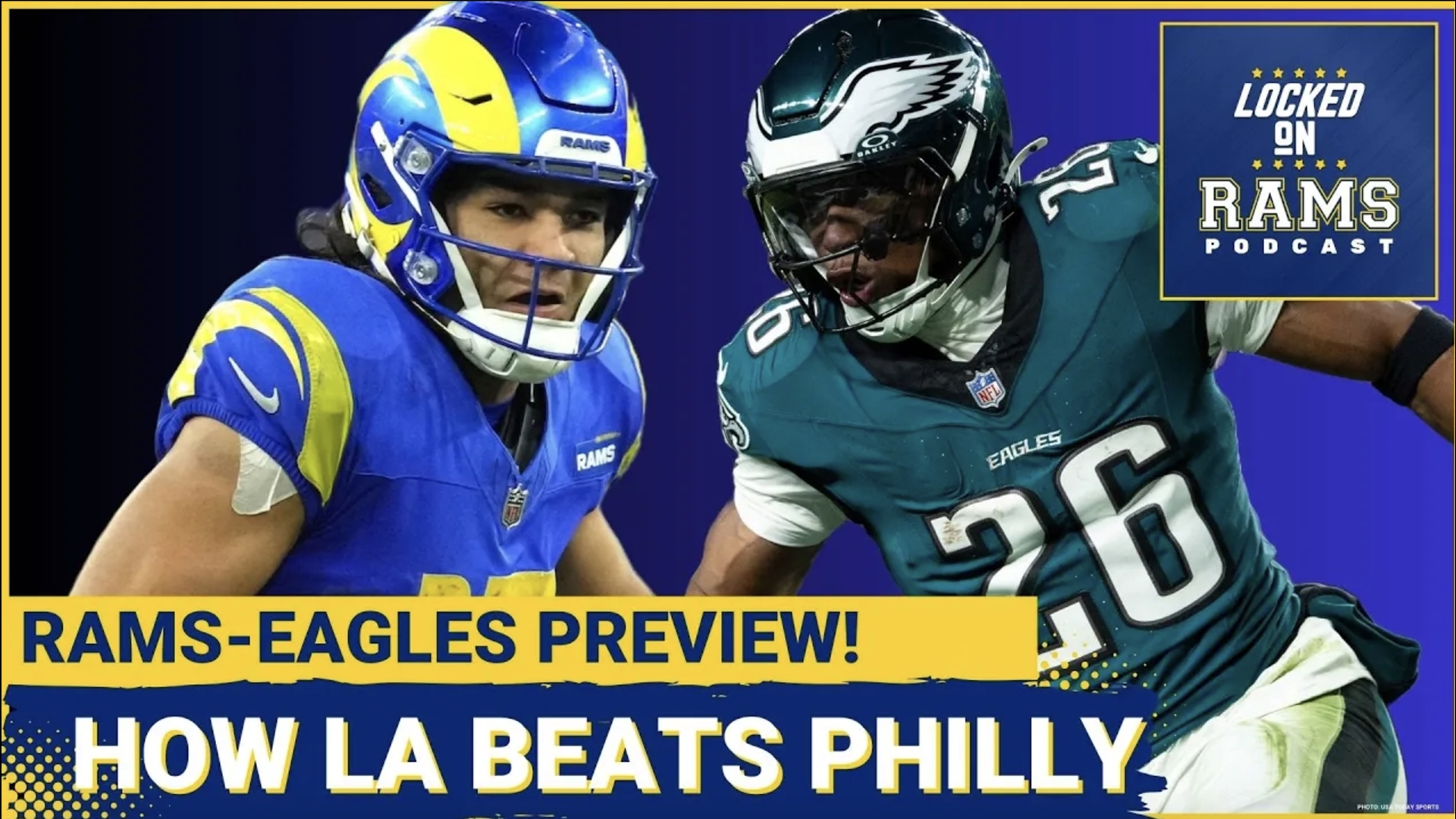 The Los Angeles Rams host the Philadelphia Eagles on Sunday Night Football. D-Mac and Locked on Eagles host Louie DiBiase preview the matchup.