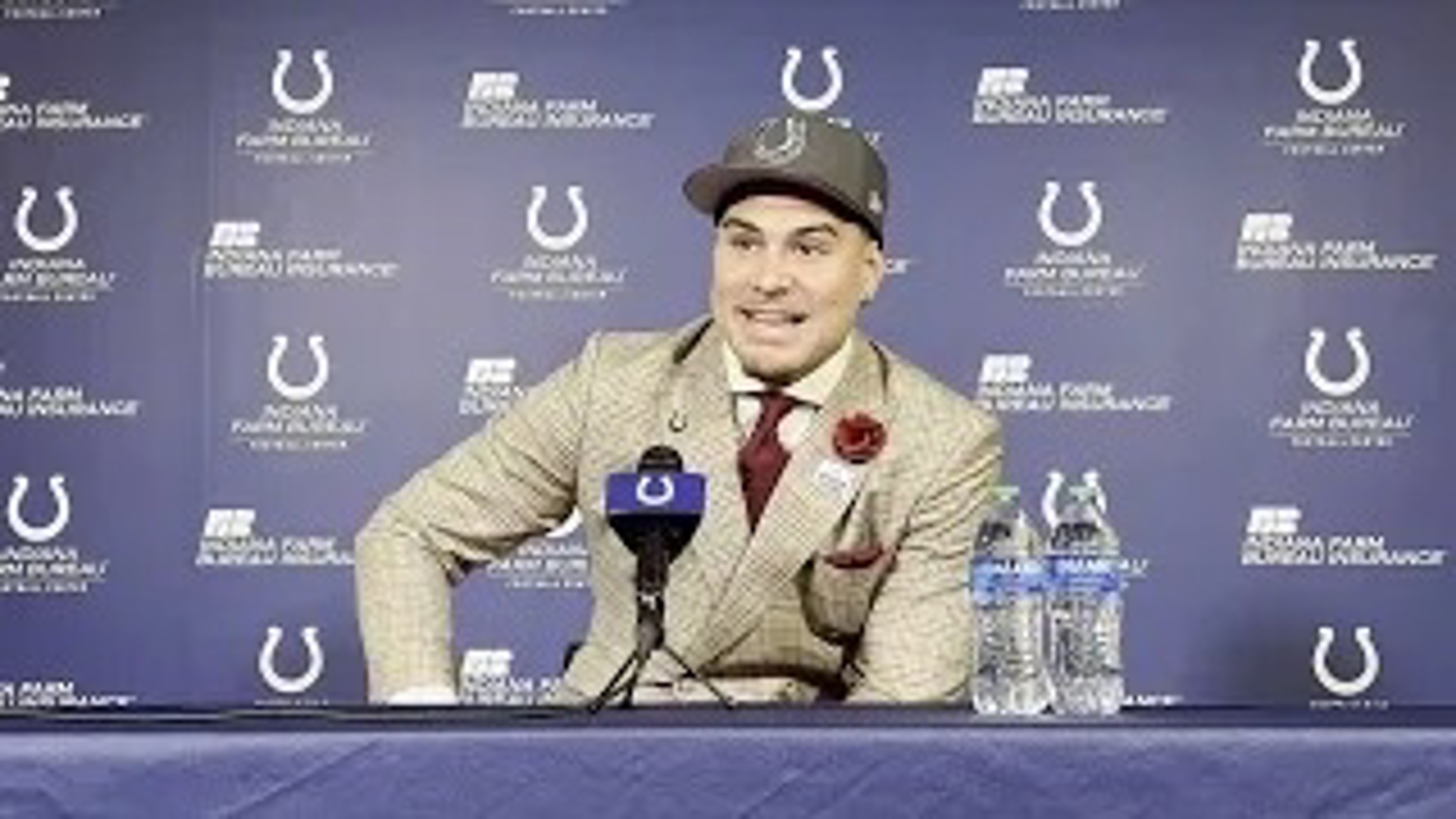 Indianapolis Colts first-round pick Laiatu Latu has arrived in Indy and spoke about what it was like to get drafted.
