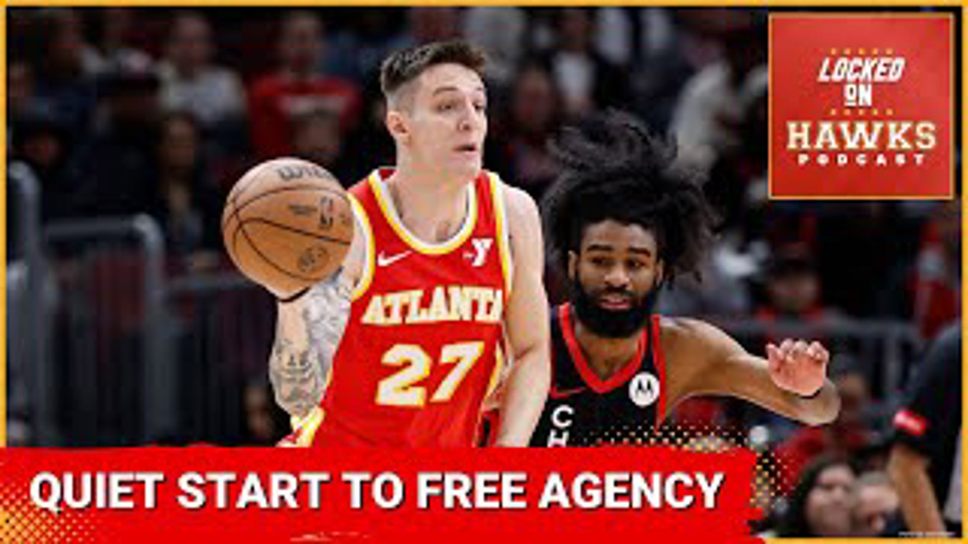 Brad Rowland hosts episode No. 1755 of the Locked on Hawks podcast. The show touches on the latest news with the Atlanta Hawks, a quiet start to free agency.