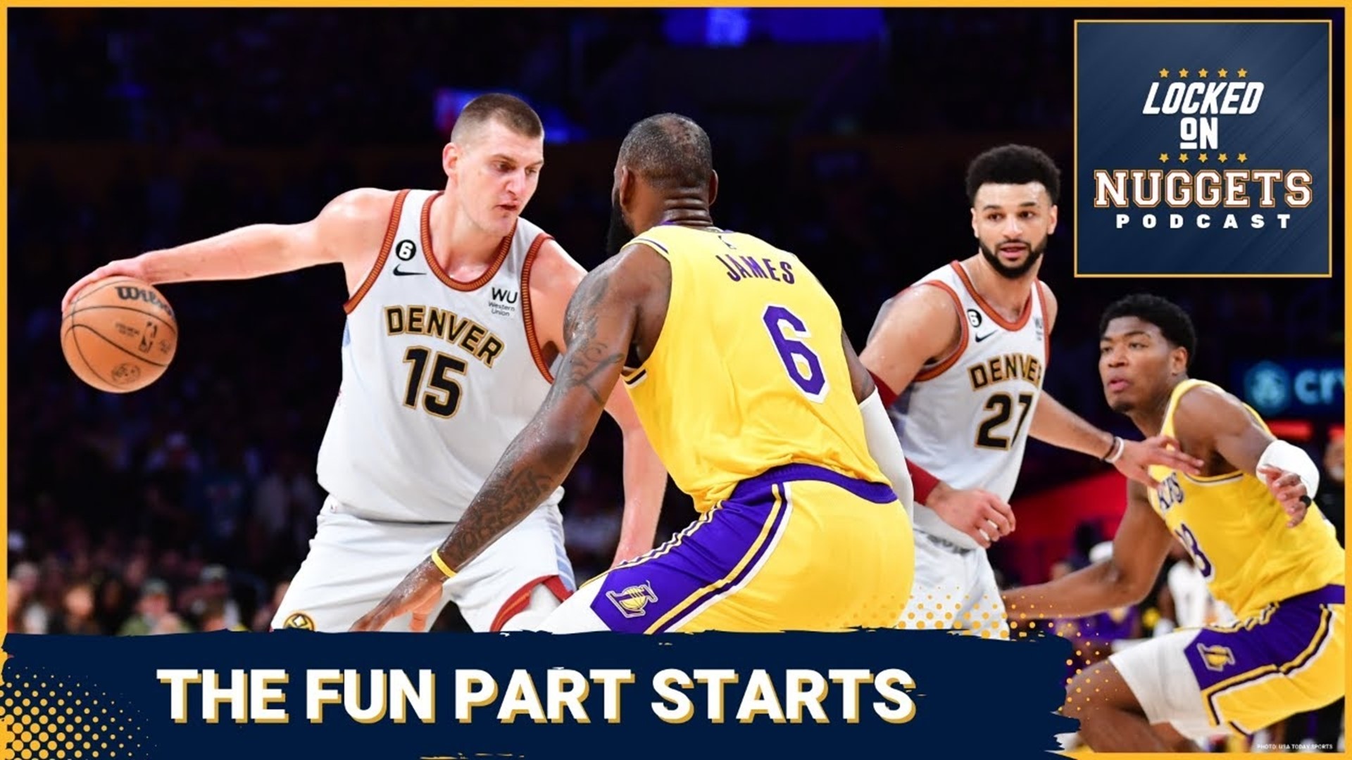 The Denver Nuggets are officially playing the LA Lakers in Round One! Let’s talk about that early matchup and what to look for!