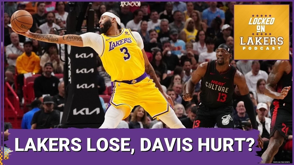 Lakers Lose 108-107 To Heat... Anthony Davis Leaves Game With Injury, D ...