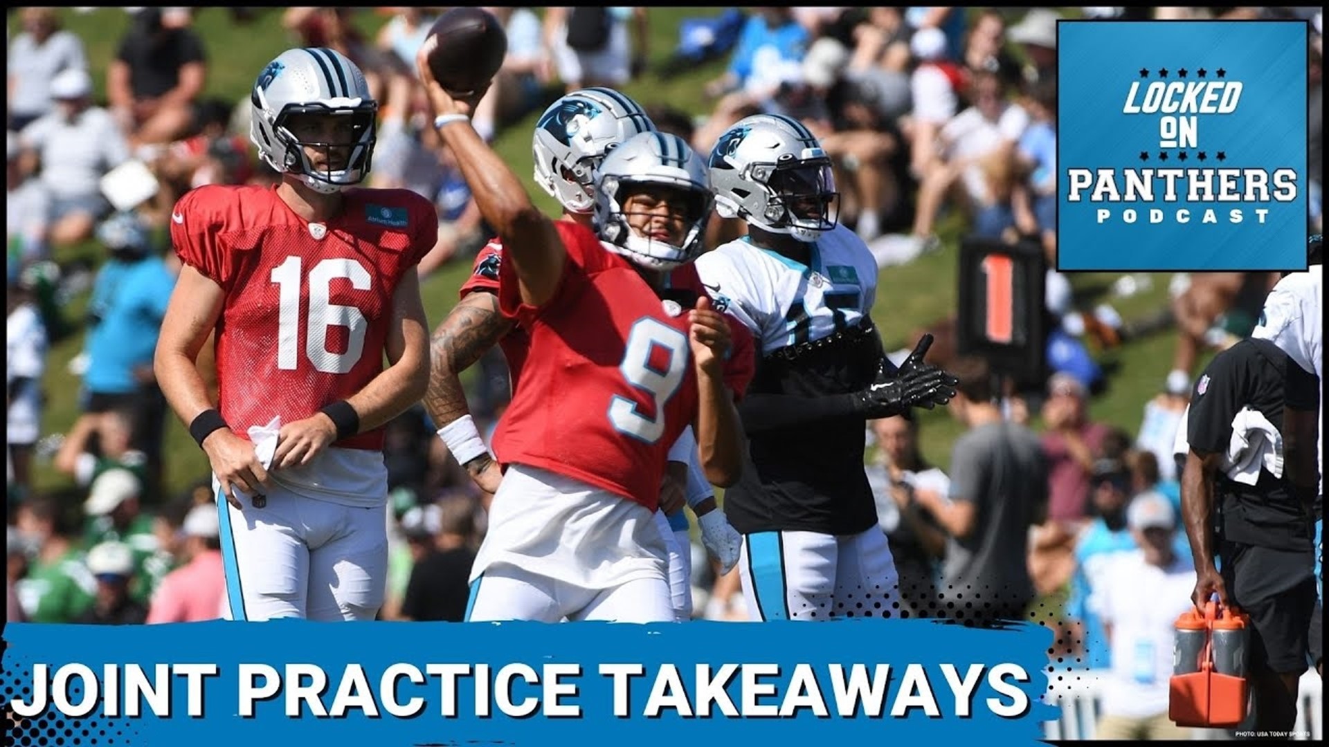 Joint practice for the Carolina Panthers and NY Jets