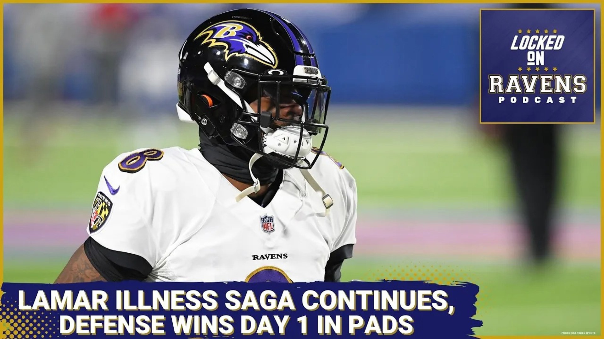 We look at the continuing Lamar Jackson illness saga for the Baltimore Ravens, talking about the latest updates and more.