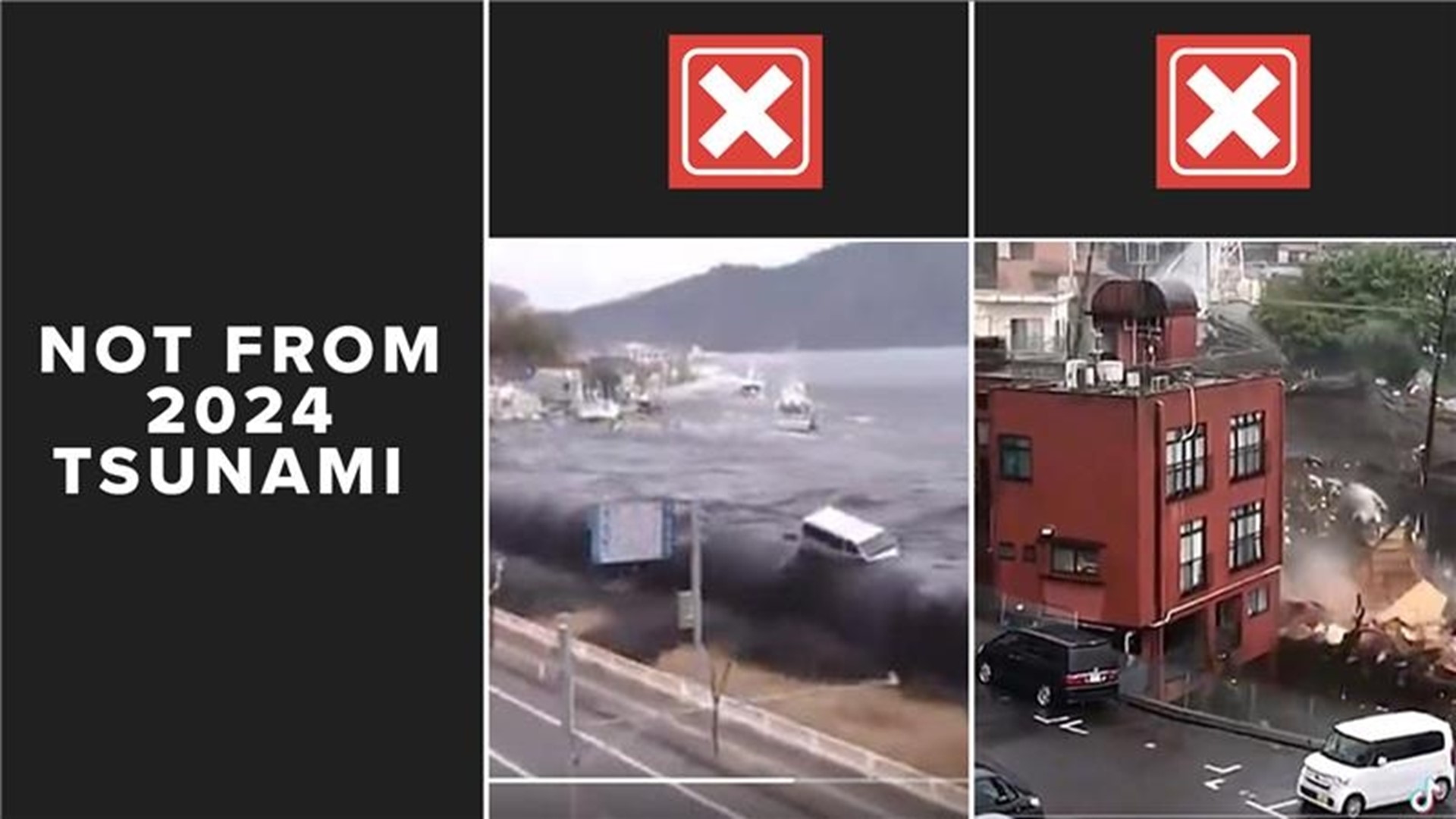 A Jan. 1, 2024 earthquake off Japan’s west coast caused a tsunami. We fact-checked videos claiming to show the tsunami wave.