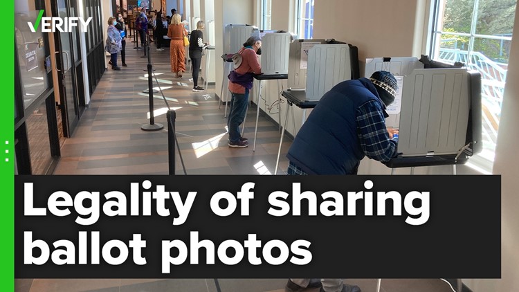 Rules for taking photos of your ballot vary by state