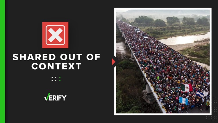 Viral 2018 photo showing thousands of migrants resurfaces with claims about Title 42’s end