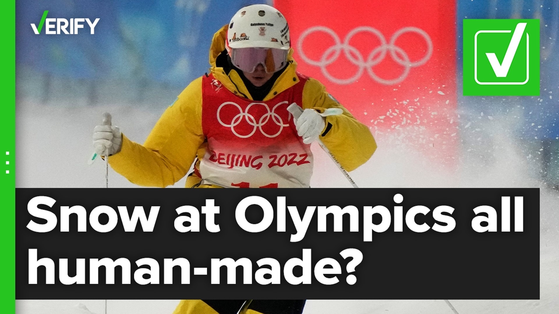 Are the Beijing Winter Olympics relying almost entirely on artificial snow?  The VERIFY team confirms this is true.