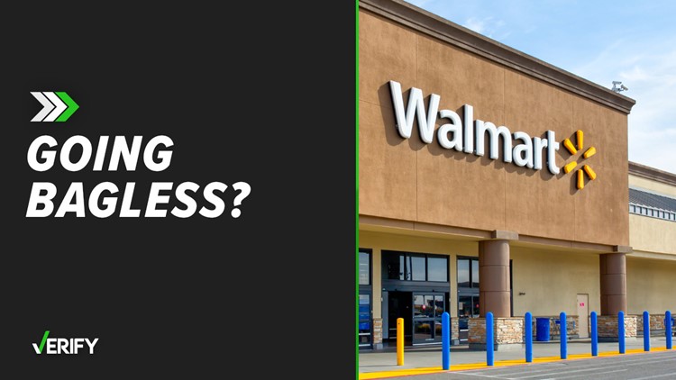 Walmart isn't removing plastic bags from stores nationwide